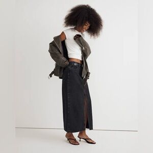 Madewell Denim Maxi Skirt